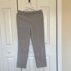 Gray Straight Leg Women's Pants